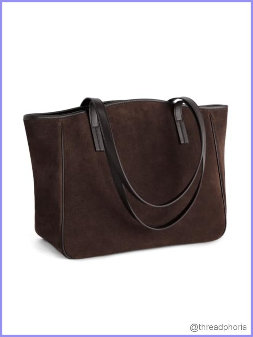 Genuine Leather Tote Bag for Women with Zipper & Luggage Sleeve